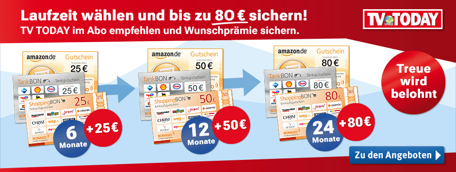 Laufzeit wählen - bis zu 80 € Prämie sichern! Laufzeit wählen - bis zu 80 € Prämie sichern!