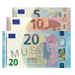 35 EUR Verrechnungsscheck