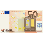 50 € Verrechnungsscheck