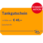 JET-Tankgutschein 45 EUR 